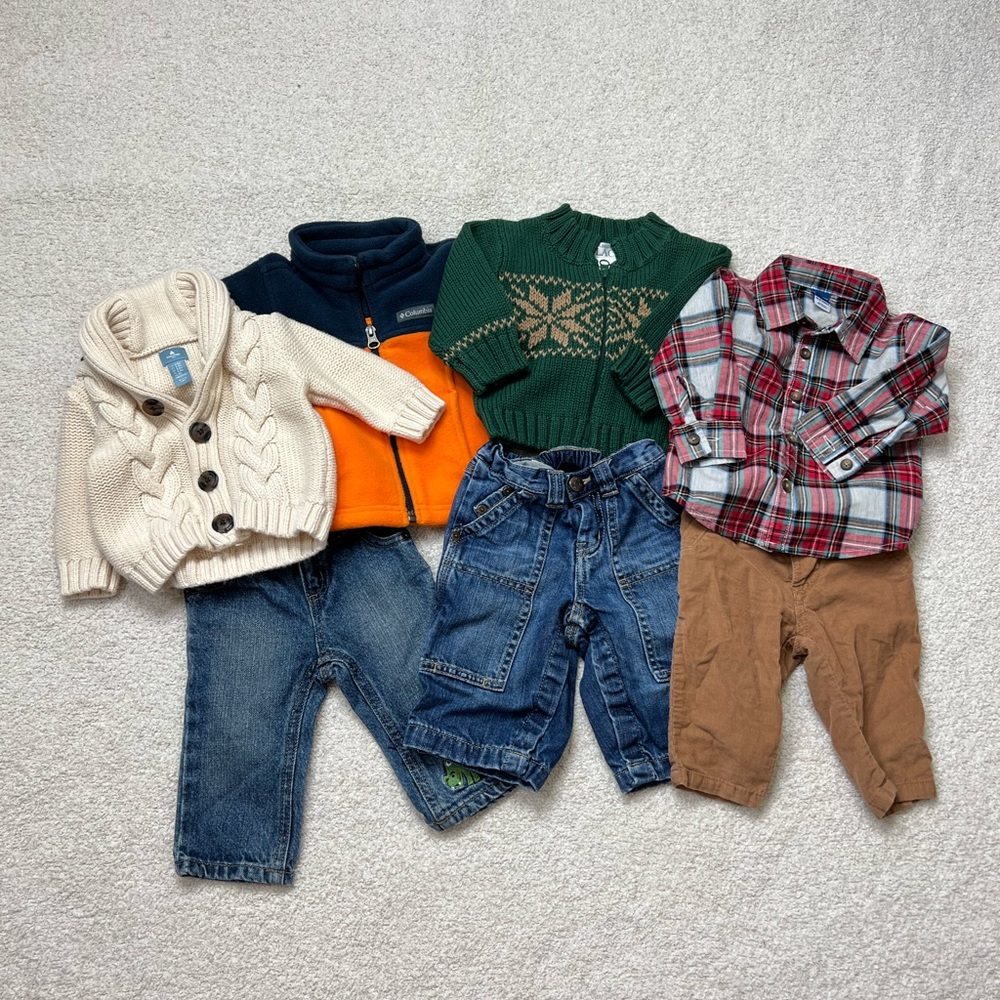 Baby Boy Winter Fall Bundle Size 3-6 months